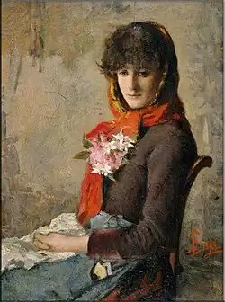 Ragazza di Crespina, de Silvestro Lega, ca. 1890-1892.