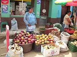 Una vendedora Lenca en el Departamento de Intibucá.