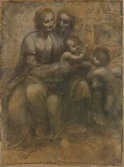 Cartón de Sant'Anna, National Gallery.