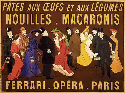 Pâtes Ferrari De izquierda a derecha : Mounet-Sully, Ève Lavallière, Baron, Jane Harding, Coquelin aîné, Réjane, Albert Brasseur, Charles Le Bargy, Jeanne Granier, Lucien Guitry, Coquelin cadet, Marthe Brandès.