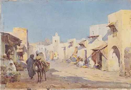 Bedouin Village, (1887)