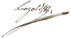 Firma de Leopoldo II