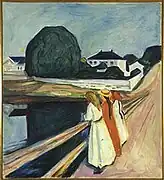 Chicas en el puente (1927), el Museo Munch de Oslo.