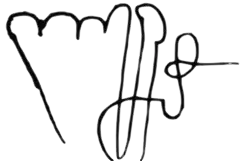 Firma de León II Dadiani