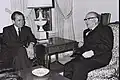 Con Richard Nixon el 10 de enero de 1968