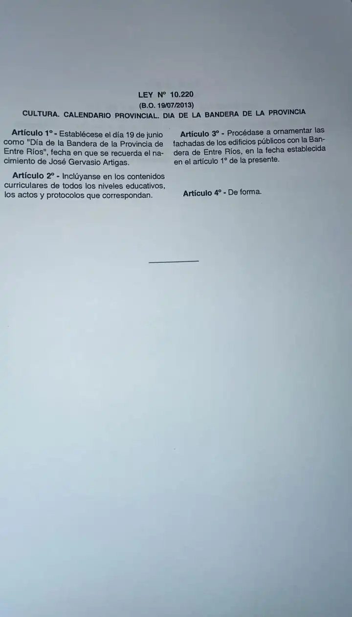 Ley_10.220_del_año_2013_Día_de_la_Bandera_de_Entre_Ríos