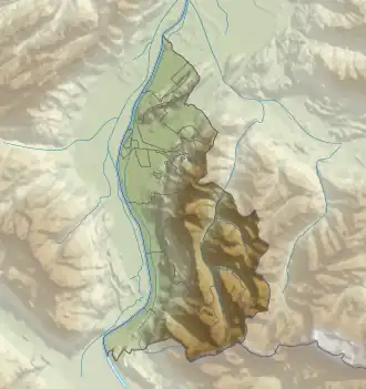 Castillo Schalun /Ruinas de Schalun ubicada en Liechtenstein