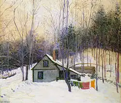 Lunes nevado (The Cooperage, Hancock, New Hampshire), 1926