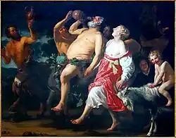 Triunfo de Sileno, de Gerrit van Honthorst, ca. 1623-1630, Palais des beaux-arts de Lille.
