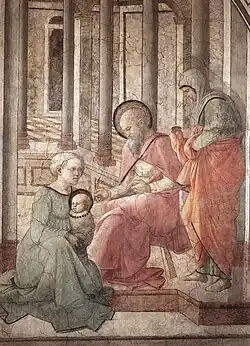 Detalle de un fresco de Fra Filippo Lippi. (1452-1465)