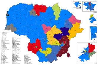 Elecciones parlamentarias de Lituania de 1996