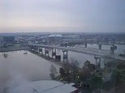 Vista de Little Rock y el río Arkansas