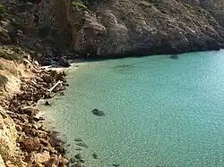 Caleta en San José.