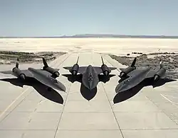 Lockheed SR-71s.