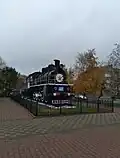 Monumento a la locomotora de vapor Znamyanka
