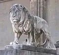 Múnich: León en frente del Feldherrnhalle.