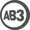 Logotipo de AB3 desde el 2 de febrero de 2015