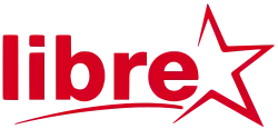 Logo del Partido LIBRE: Libertad y Refundación