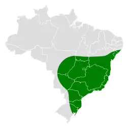 Distribución geográfica de la coqueta magnífica