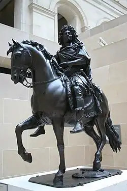 Louis XIV à cheval (1692), Paris, museo del Louvre.[1]​
