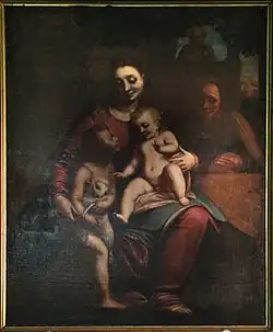 Sacra famiglia, de Luca Cambiaso