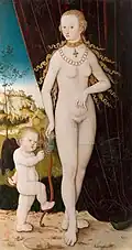 Venus y Amor, Lucas Cranach el Viejo, 1520