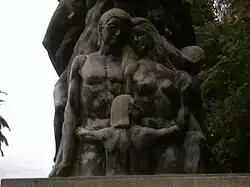 La lucha de la Humanidad (detalle).