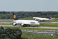 Airbus A340-600 y Airbus A380-800 de Lufthansa