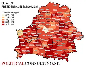 Elecciones presidenciales de Bielorrusia de 2015