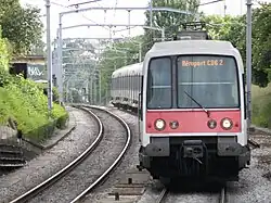 MI 84 entrando en la estación.