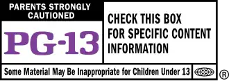 PG-13 rating symbol