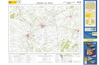 Mapa Topográfico del año 2009