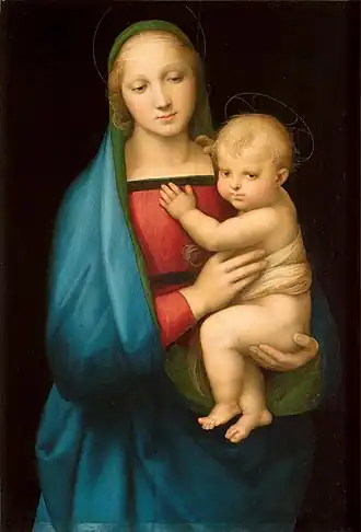 La citada Madonna del granduca de Rafael.
