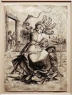 Grabado, Maestro MZ, c. 1500.