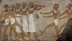 Bailarinas de la tumba de Antefoqer.