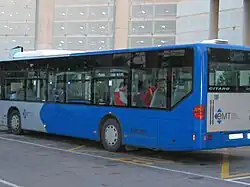 Línea 1 de buses de Palma que cubre el recorrido entre la ciudad, el puerto y el aeropuerto