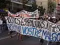 Manifestación contra el desalojo (2004).
