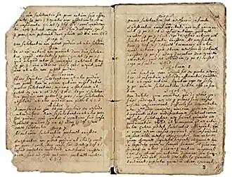 Manuscrito original de Ethica, Biblioteca Vaticana