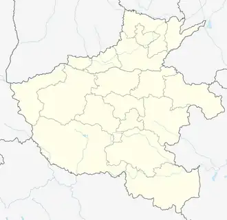 Lushan ubicada en Henan