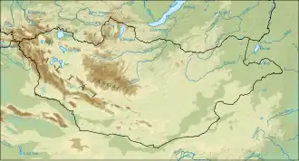 Montañas Jangái ubicada en Mongolia