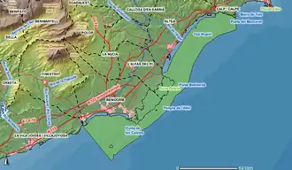 Mapa de la Sierra Helada