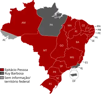 Elecciones presidenciales de Brasil de 1919