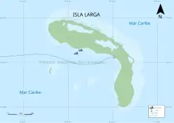mapa de la isla
