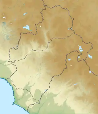 Cuajone ubicada en Departamento de Moquegua