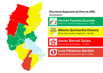 Elecciones regionales de Puno de 2006