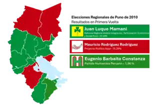 Elecciones regionales de Puno de 2010