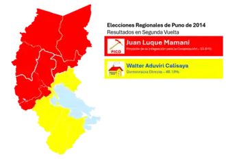 Elecciones regionales de Puno de 2014