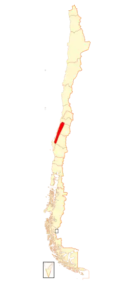 Ubicación, si es que sigue viva, de la especie en Chile, según datos de la IUCN