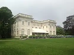 La fachada trasera en 2013.