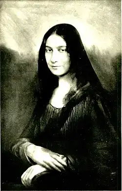 Como la "Mona Lisa", fotografía por Robert Henri, c. 1929